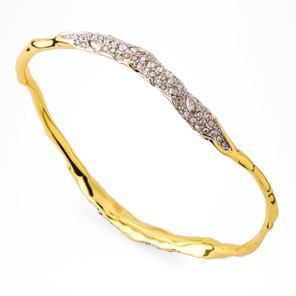 Alexis Bittar Gold Bracelet with Silver Detailing - Picture 10 of 13